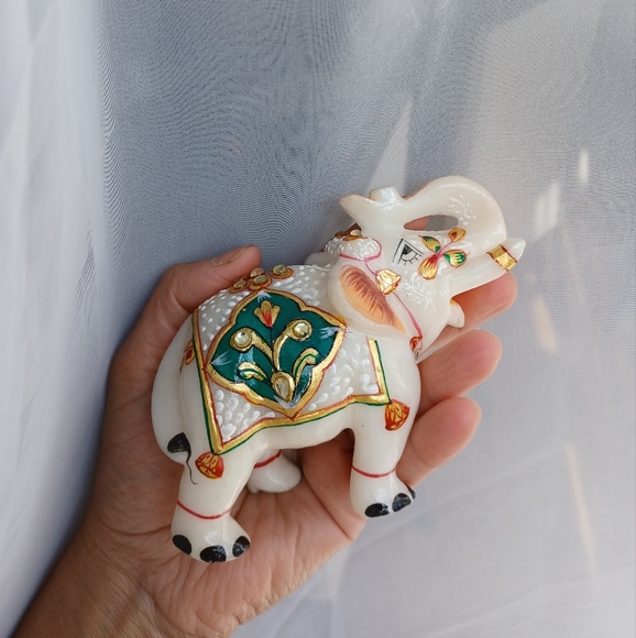 Marble Elephant Hand Crafted - Picture 2 of 16